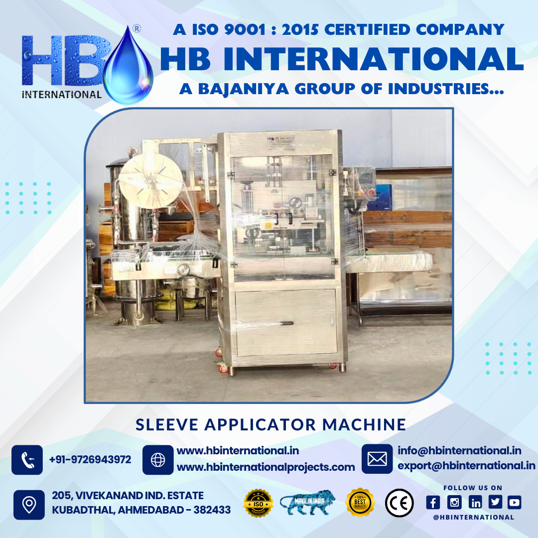 SLEEVE APPLICATOR MACHINE
